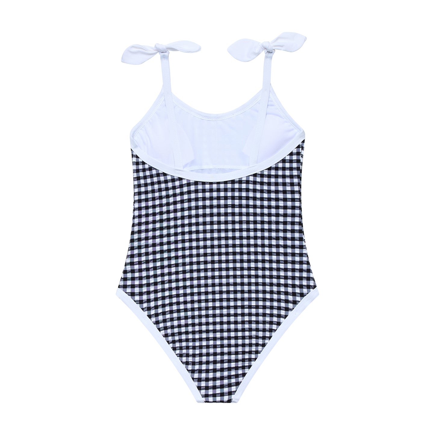 Big Girls Gingham- Binding One Piece