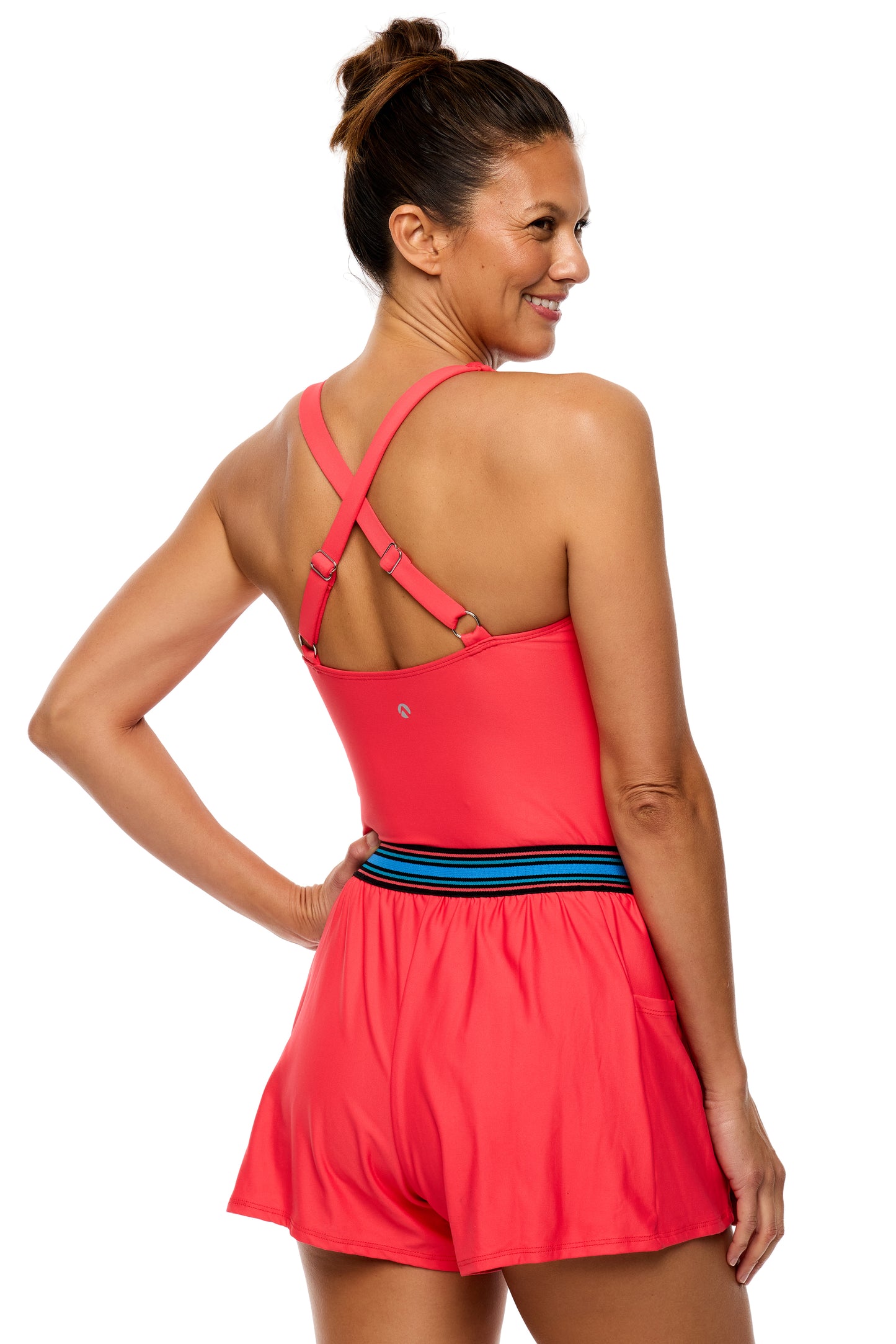 Good Karma - Dristi One Piece Romper - Neo-Red