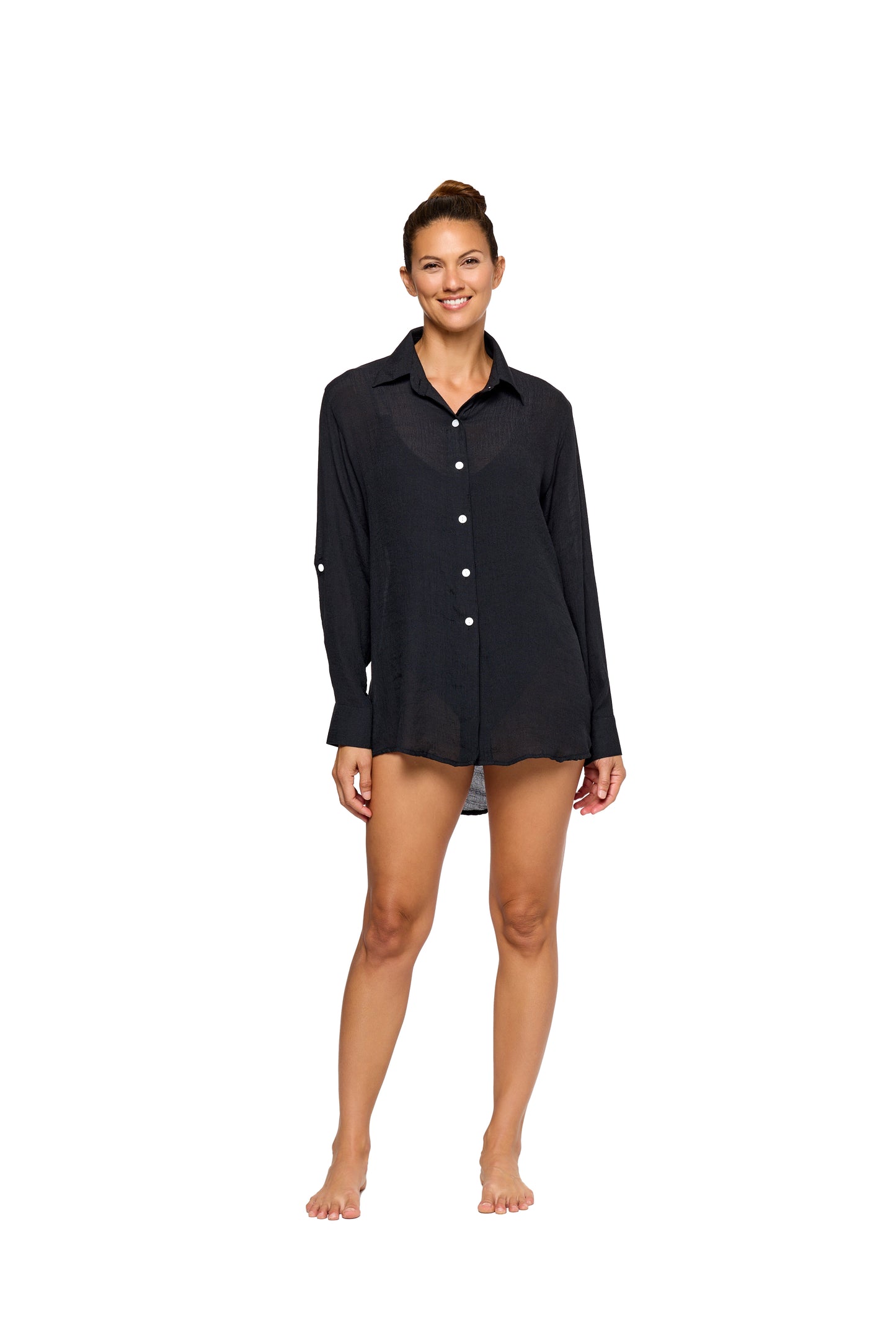 Good Karma - Woven Vacation Shirt - Black