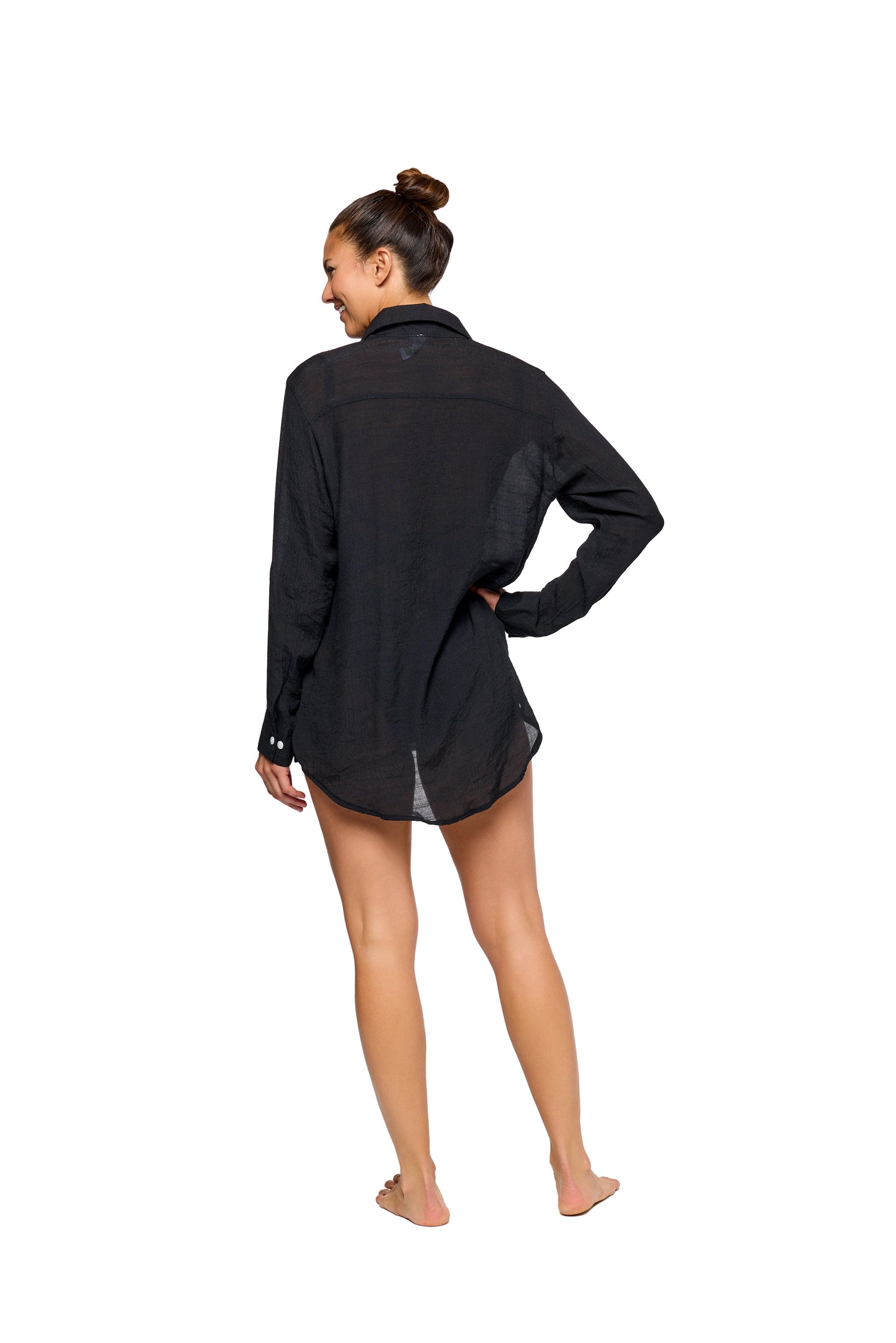 Good Karma - Woven Vacation Shirt - Black