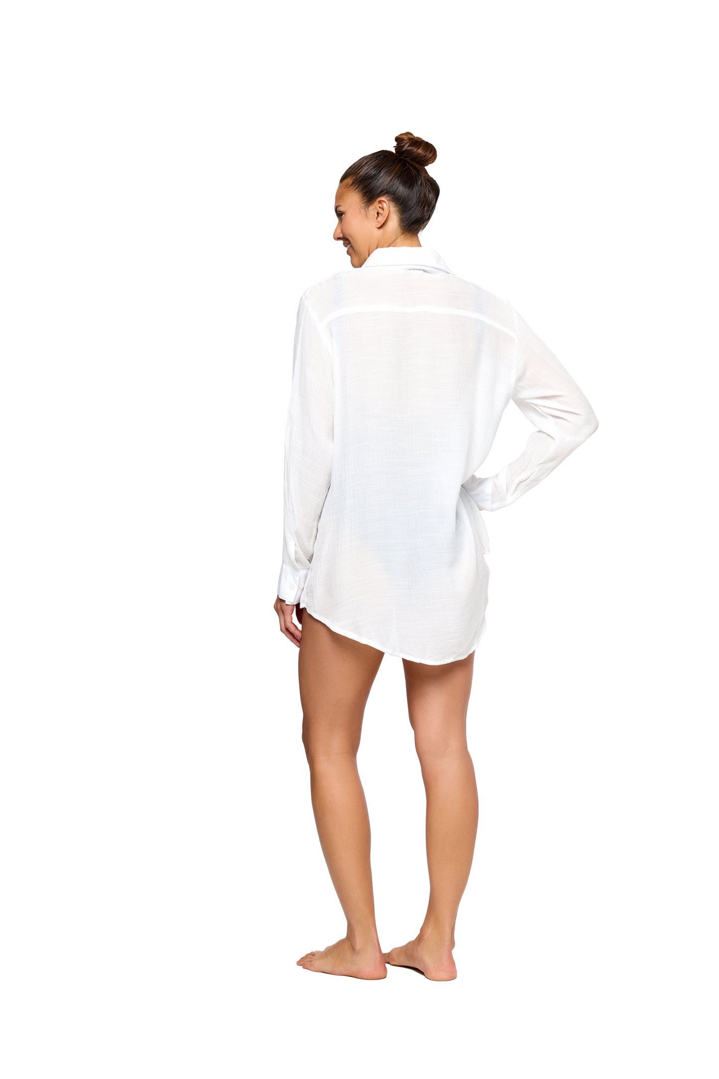 Good Karma - Woven Vacation Shirt - White