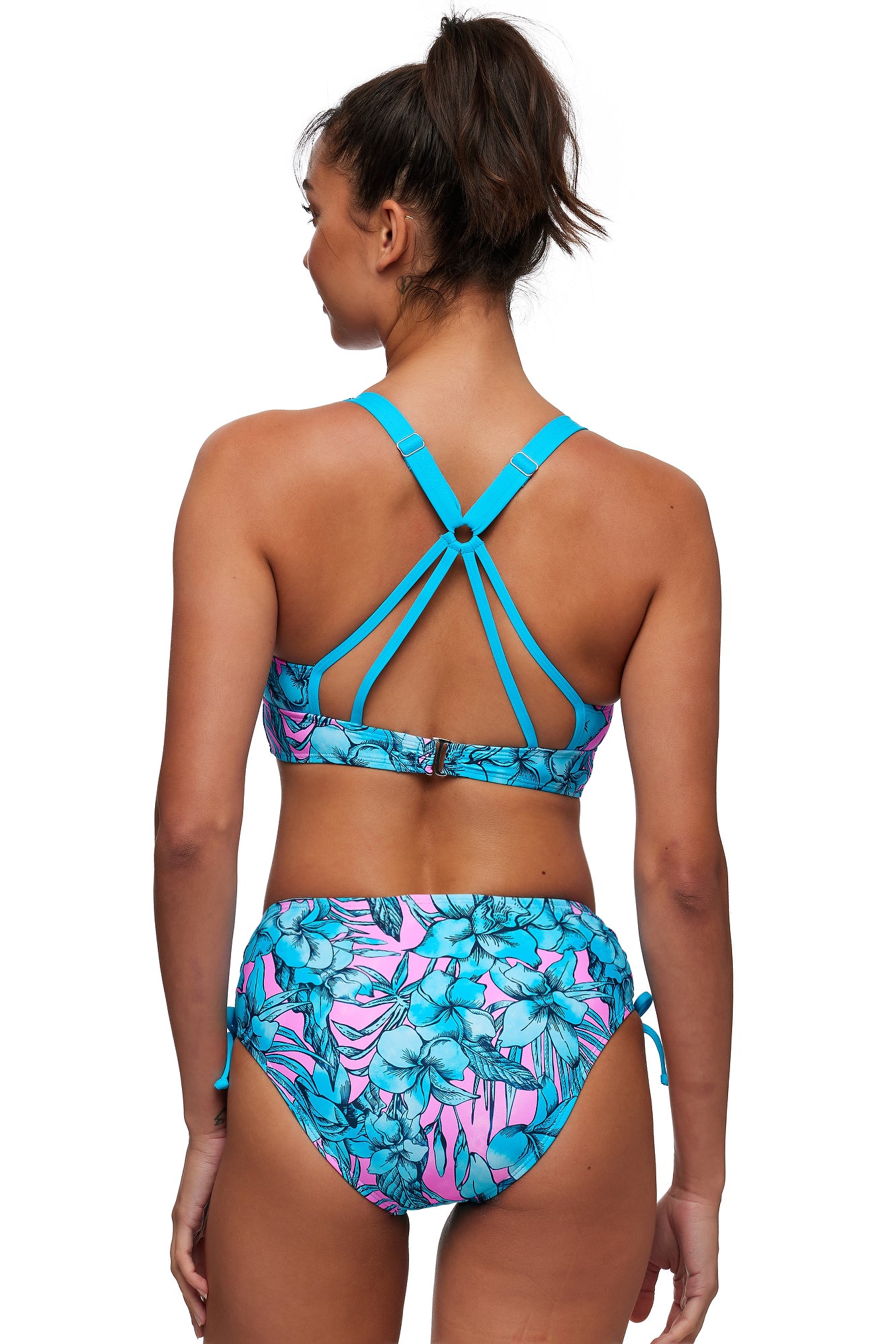Luau - 25 Min Bikini Top - Light Blue