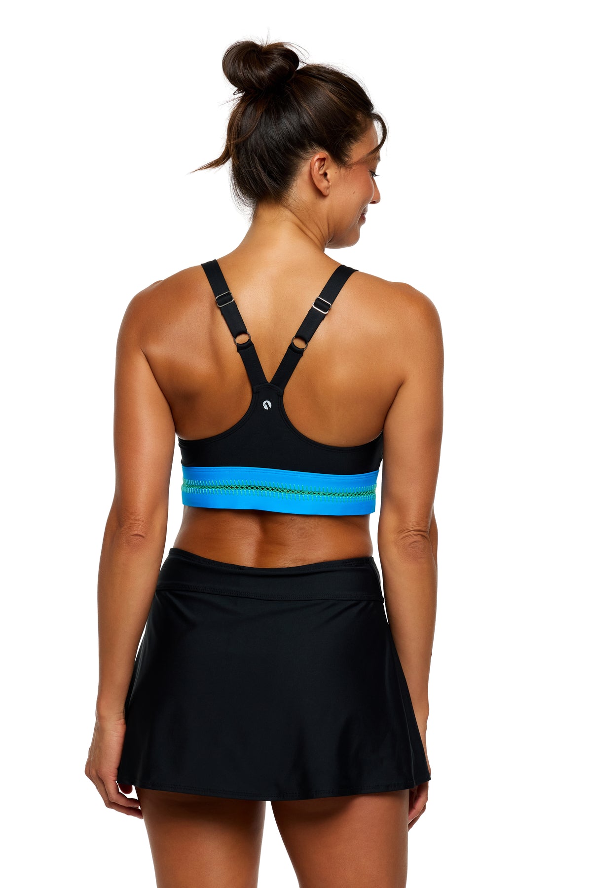 Good Karma - Sweep Swim Skort - Black
