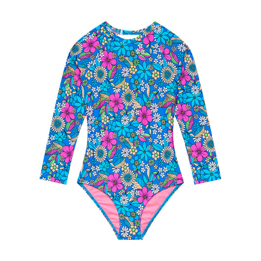 Big Girls Electric Ave - Long Sleeve Rash Suit