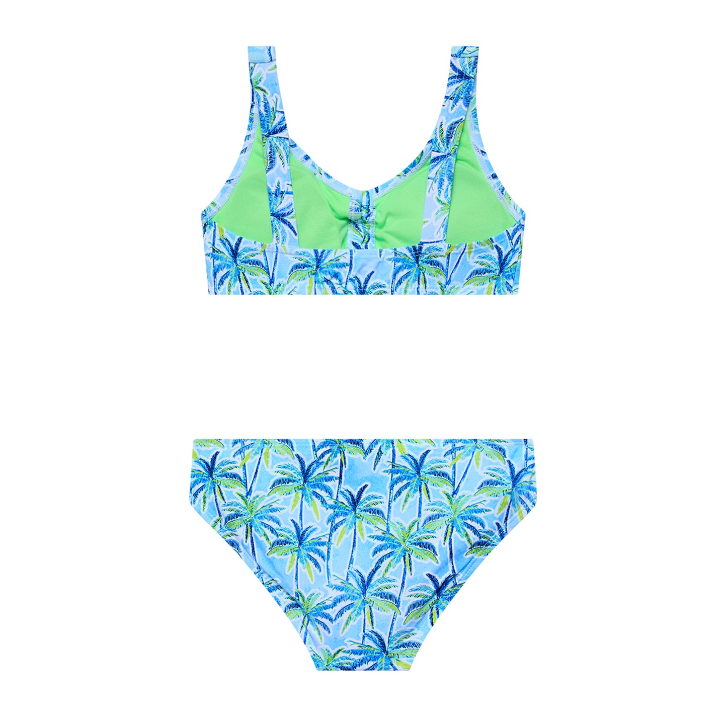 Big Girls Palm Paradise - Bralette and Hipster Bottom