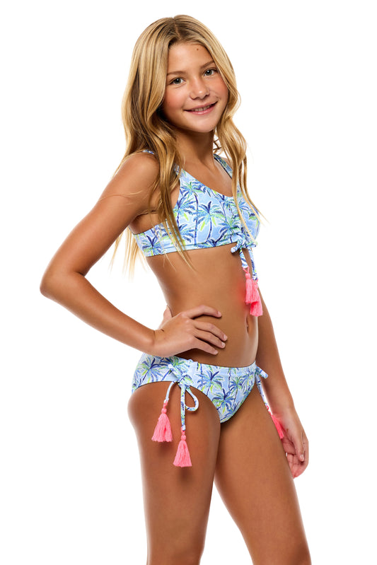 Big Girls Palm Paradise - Bralette and Hipster Bottom