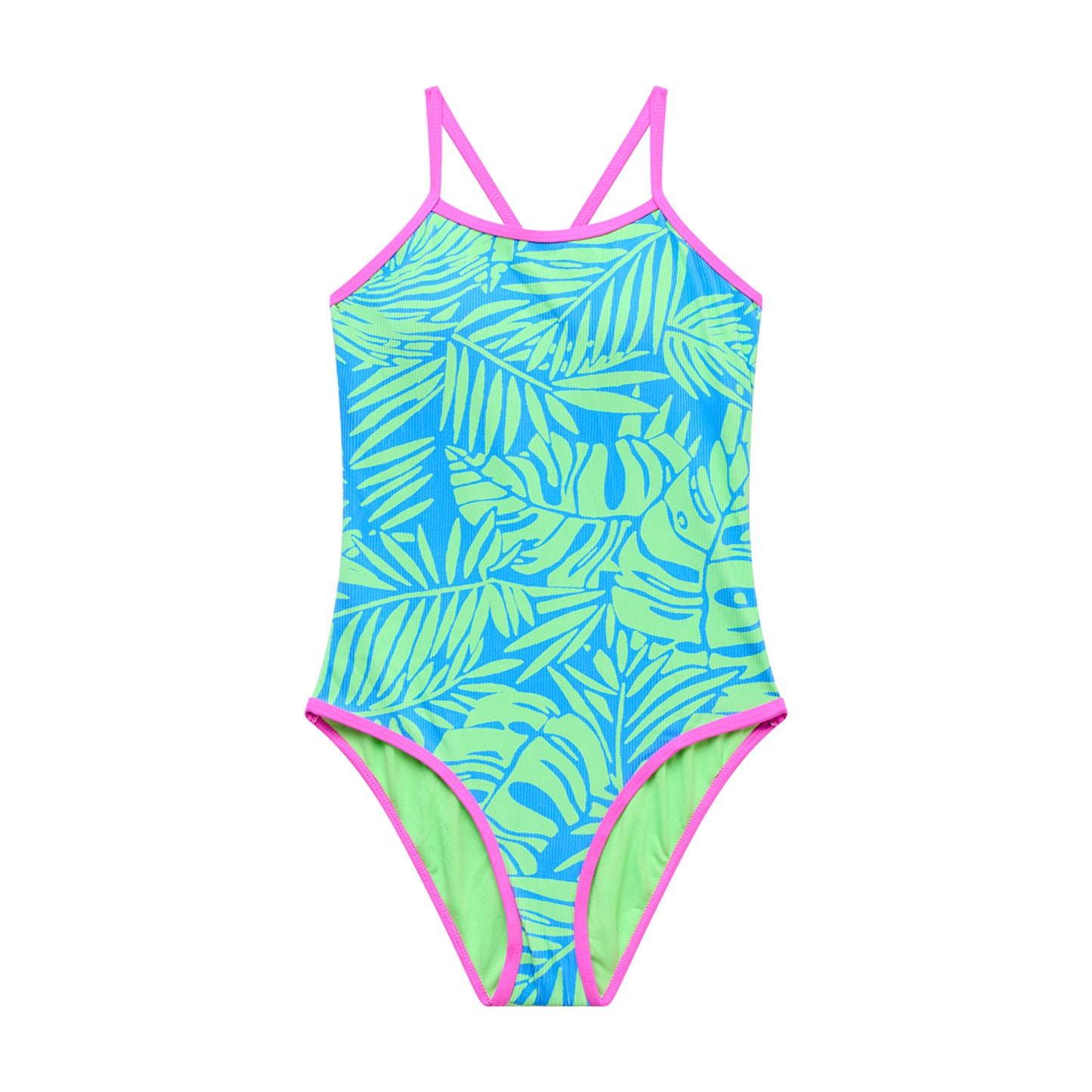 Big Girls Palm Beach - X-Back One Piece