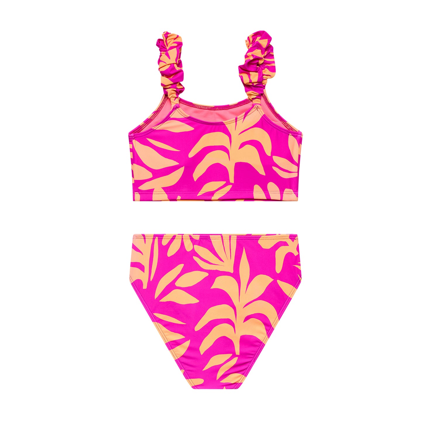 Big Girls Shape Shifter - Puff Strap Crop and High Waist Bottom