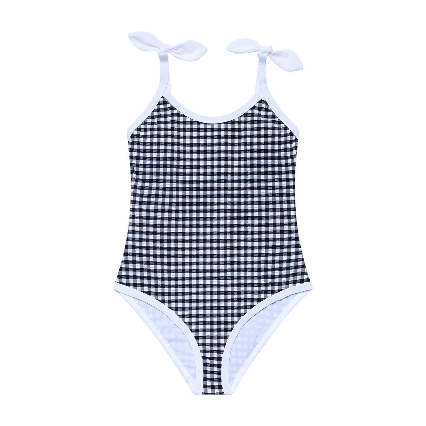 Big Girls Gingham- Binding One Piece