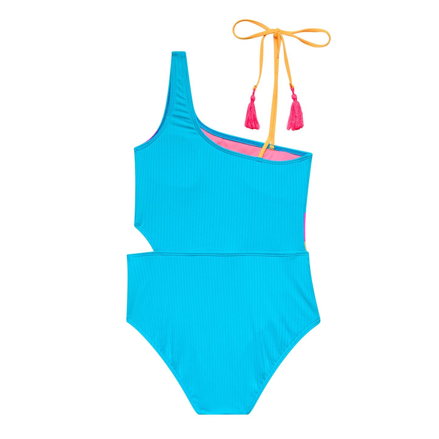 Big Girls Rays for Days - One Shoulder Cutout One Piece