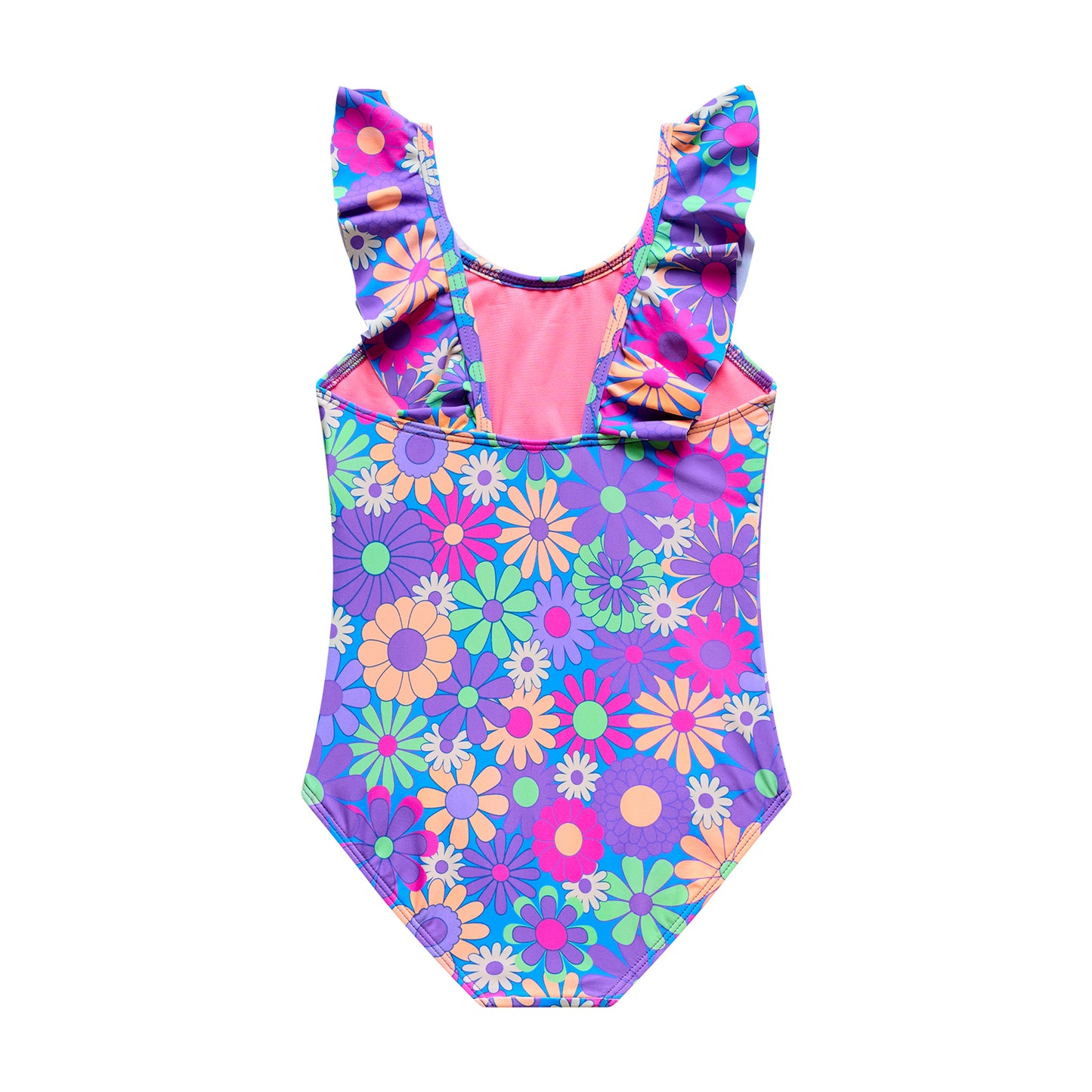 Little Girls Daisy Days - Ruffle Strap One Piece