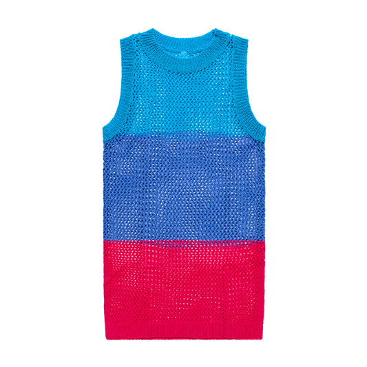 Little Girls Cover Me in Sunshine - Crochet Coverup Dress