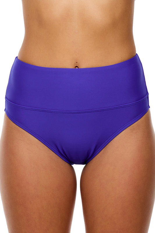 Good Karma - Harmony High Waist Swim Bottom - Dazzling Blue