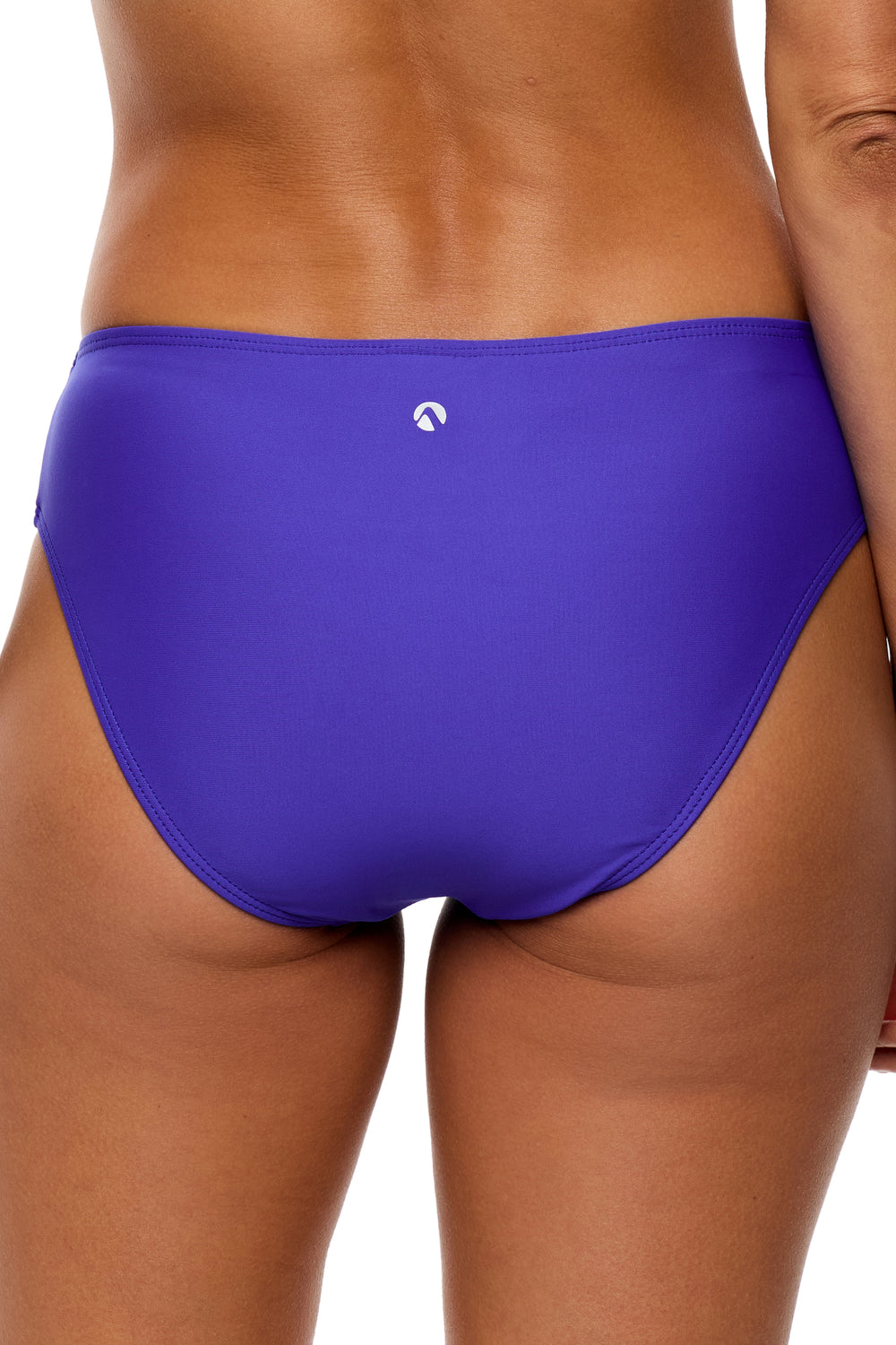 Good Karma - Shoreside Midrise Retro Swim Bottom - Dazzling Blue