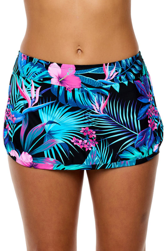Island Luau - Lotus Swim Skort