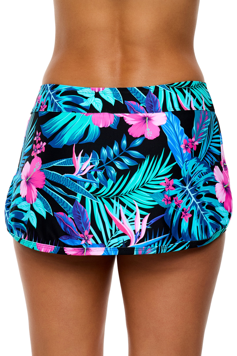 Island Luau - Lotus Swim Skort