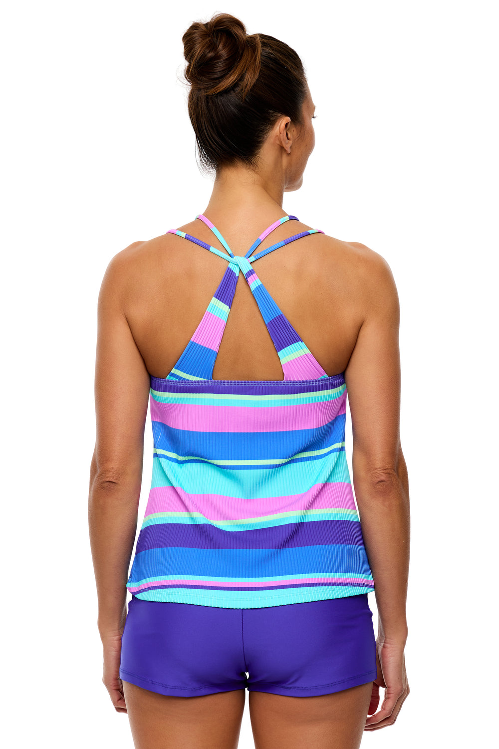 Adrift Stripe - Third Eye Tankini Swim Top