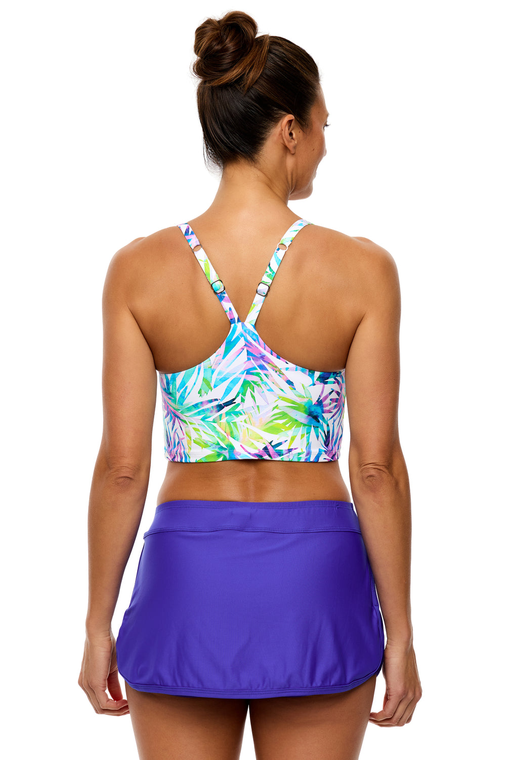 Good Karma - Lotus Swim Skort - Dazzling Blue
