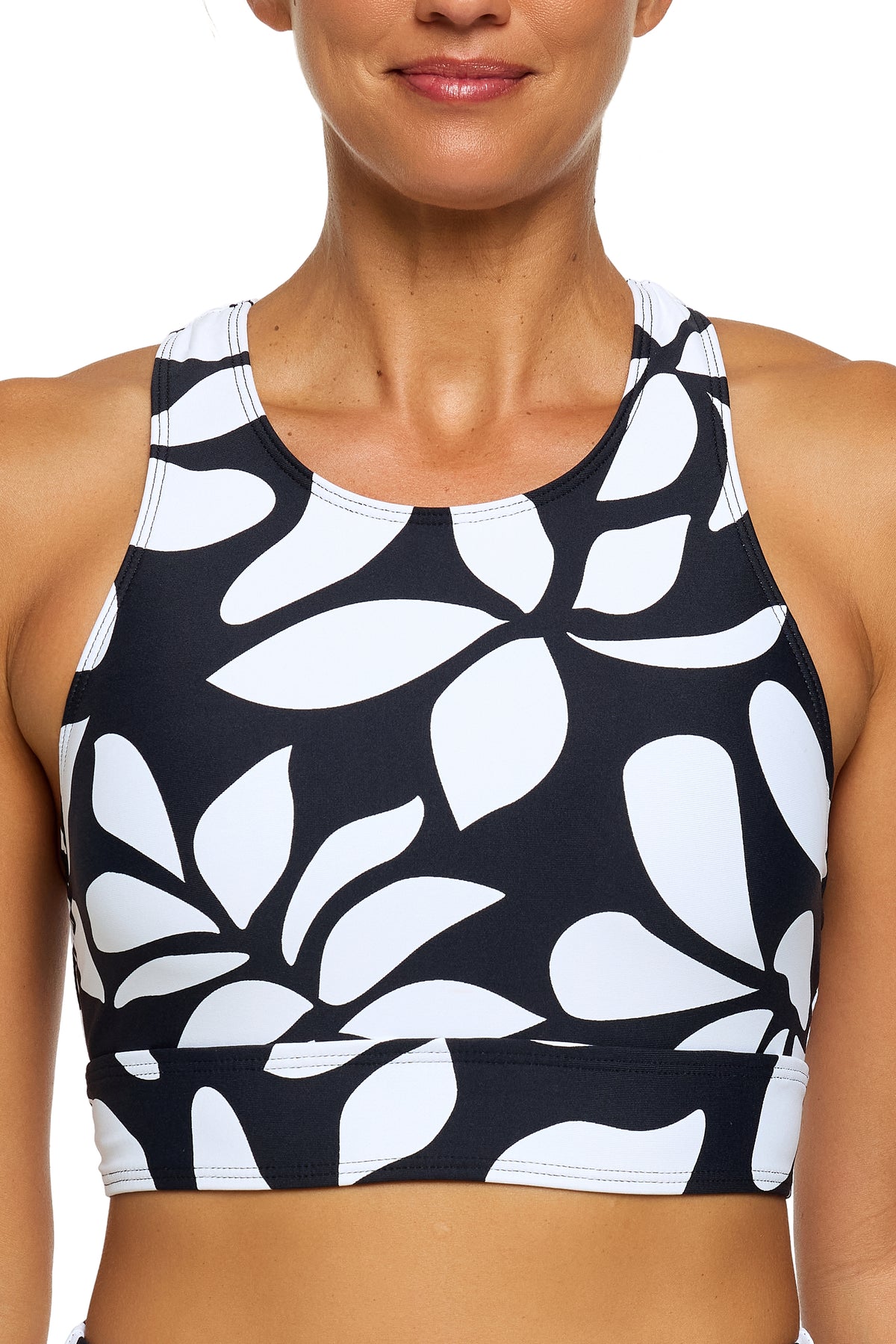 Current Mood - Heat High Neck Swim Top