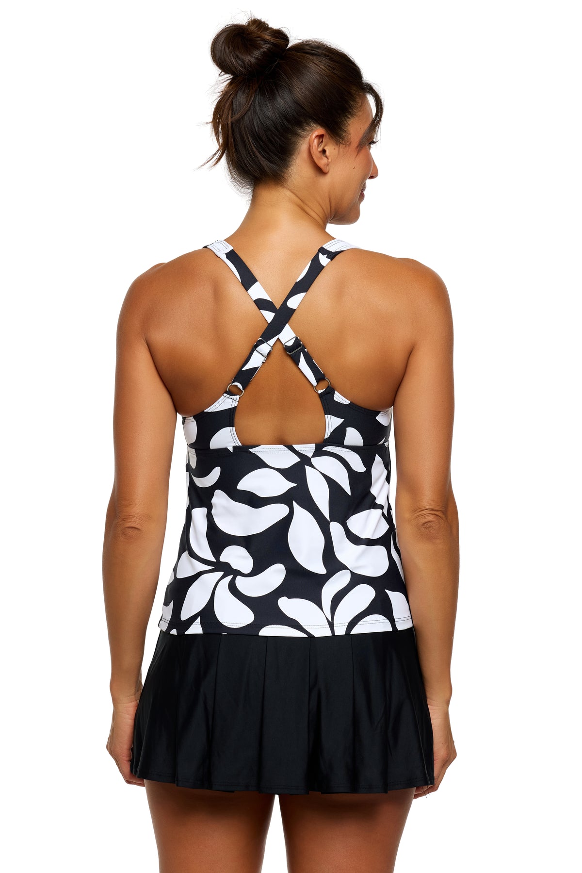 Current Mood - Rooted Tankini Swim Top
