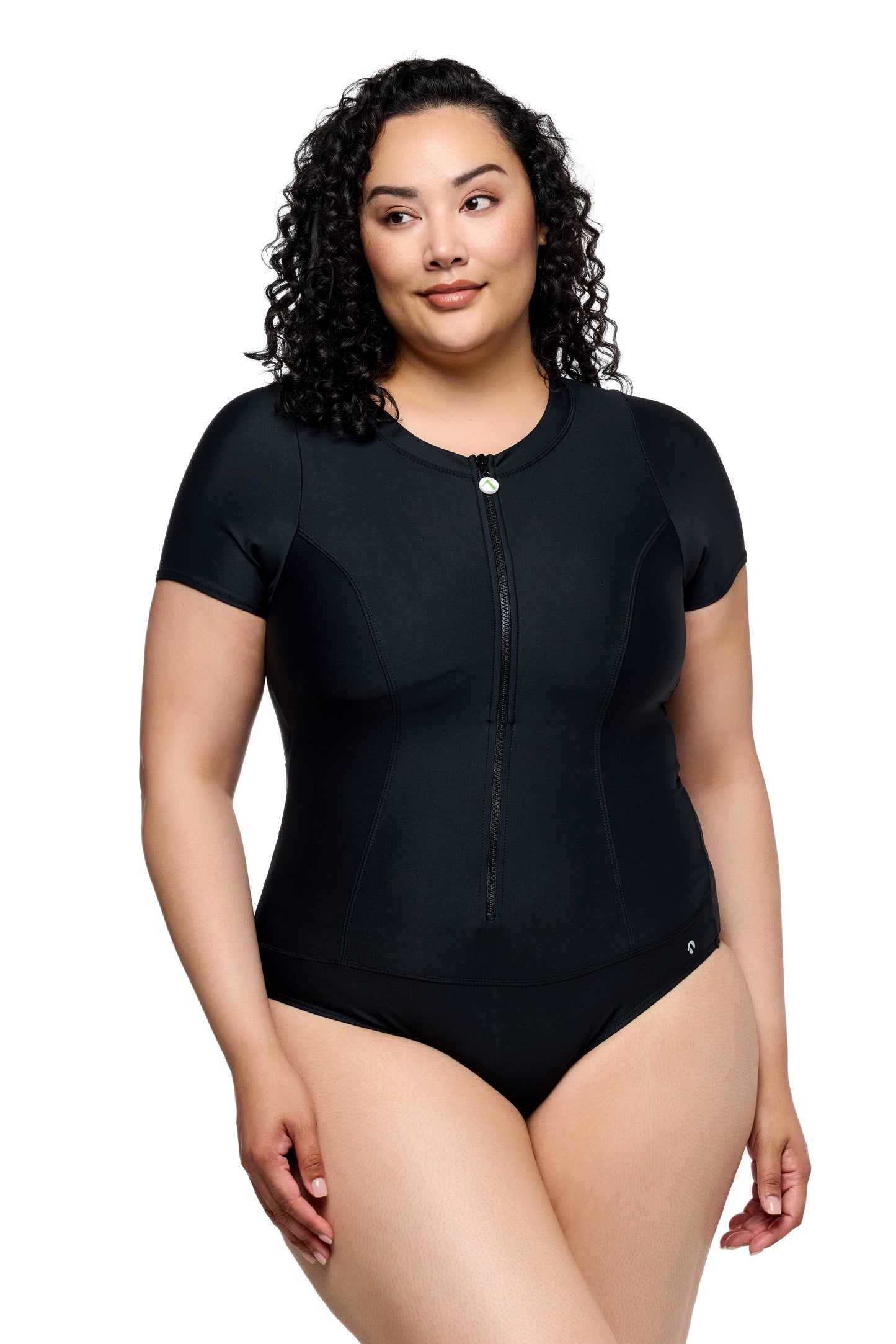 Good Karma - Malibu Zip One Piece - Black