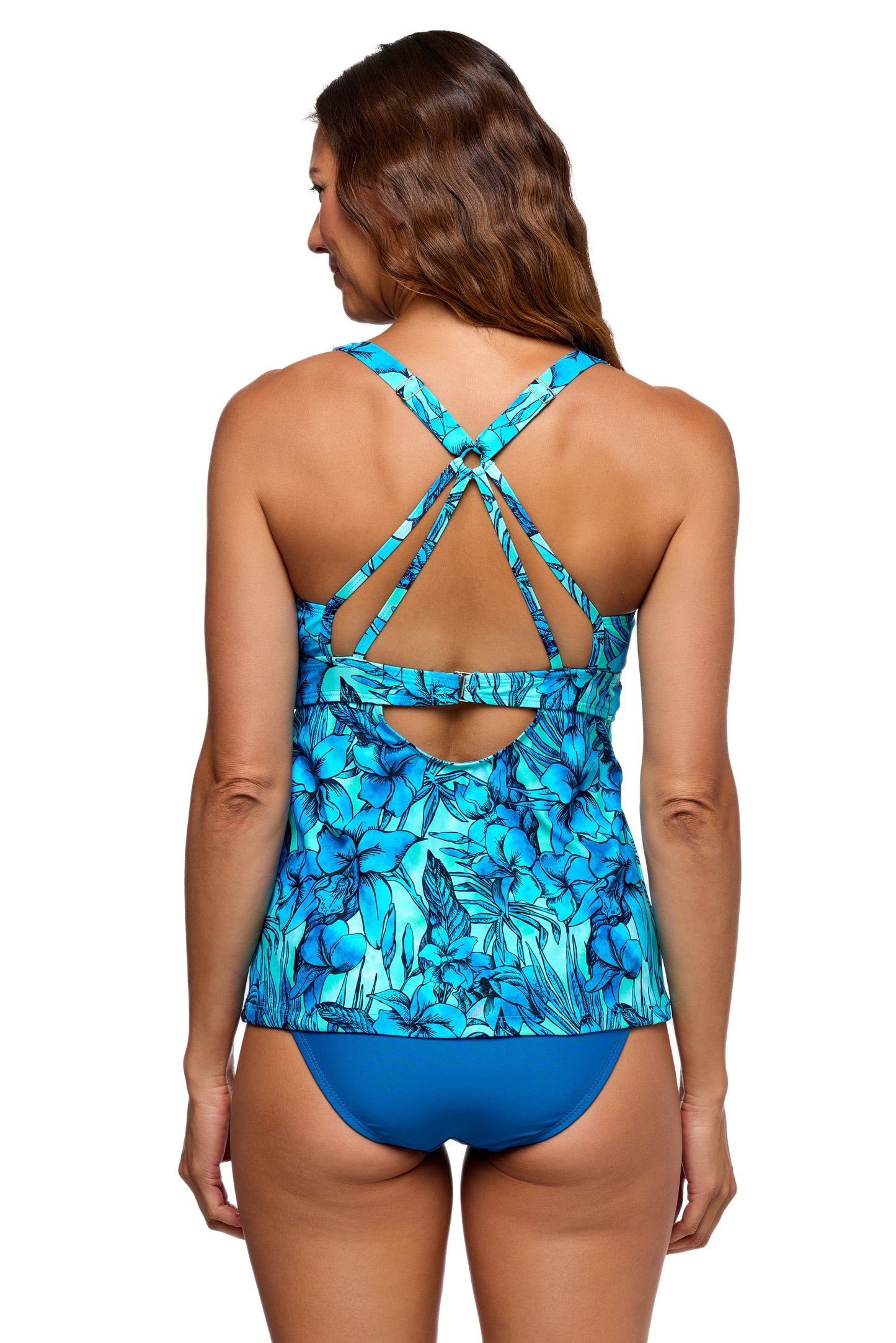 Luau - Lunge Sport Tankini - Blue