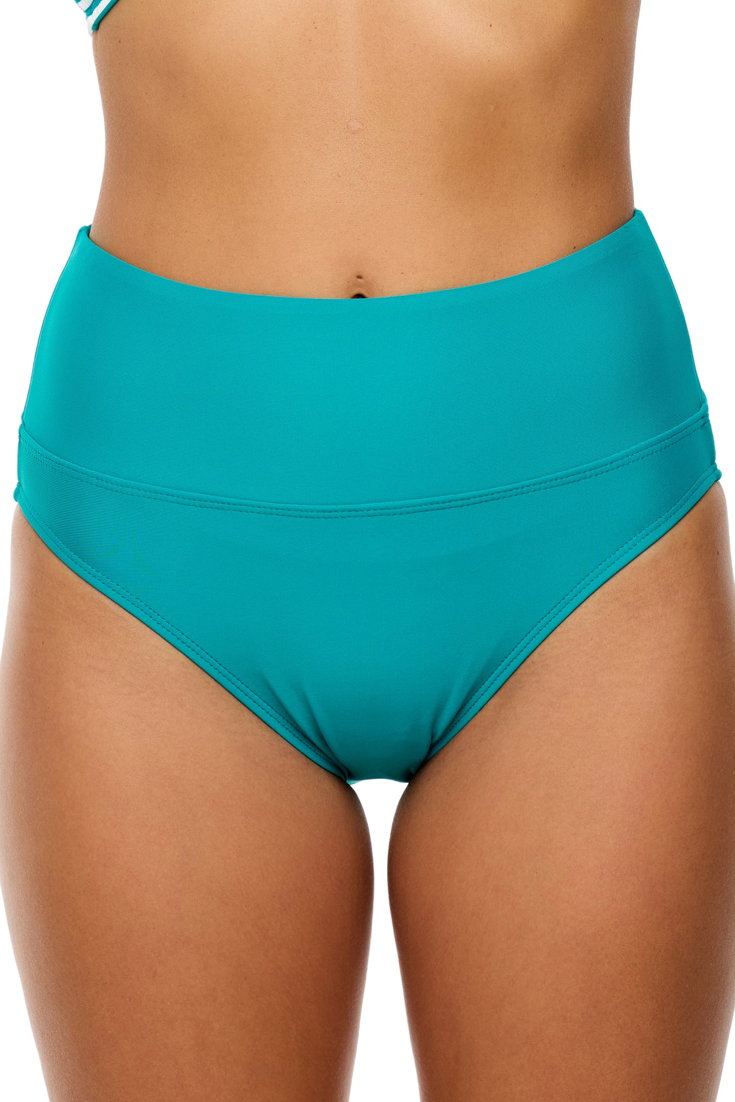 Good Karma - Harmony High Waist Swim Bottom - Island