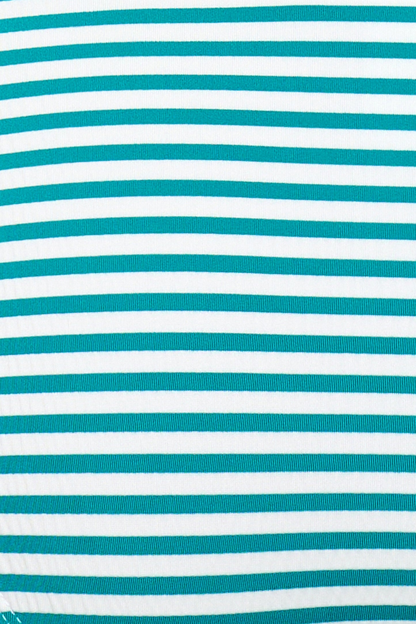 Coronado Stripe - Kinetic Crop Swim Top - Island