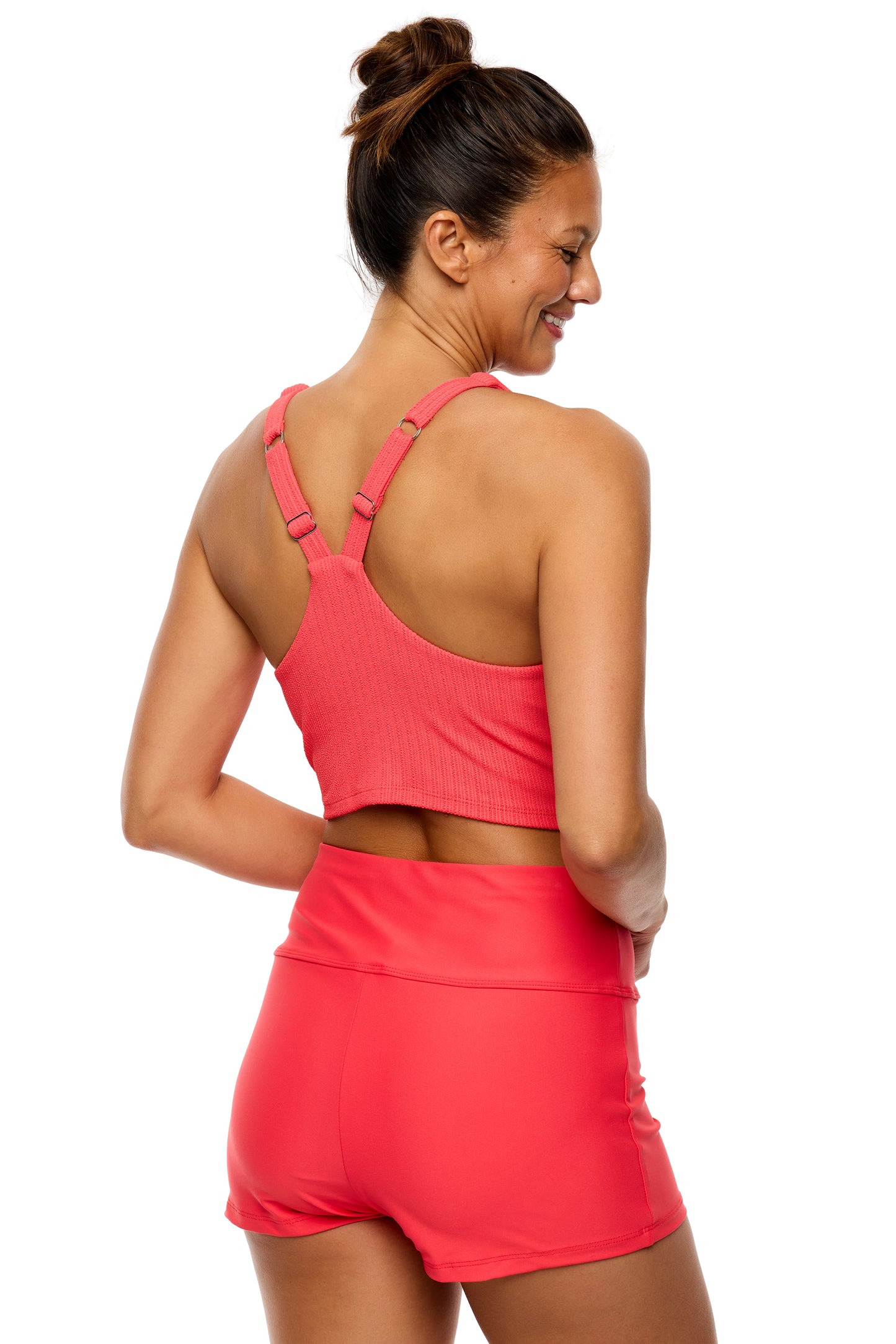 Good Karma - High Jump Start Swim Short - Neo-Red