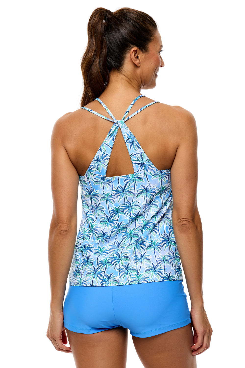 Oasis - Third Eye Tankini Swim Top - True Blue
