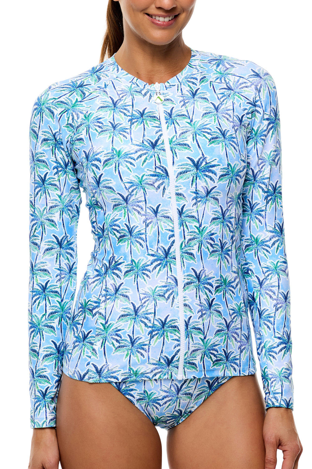 Oasis - Shoreside Midrise Retro Swim Bottom - True Blue