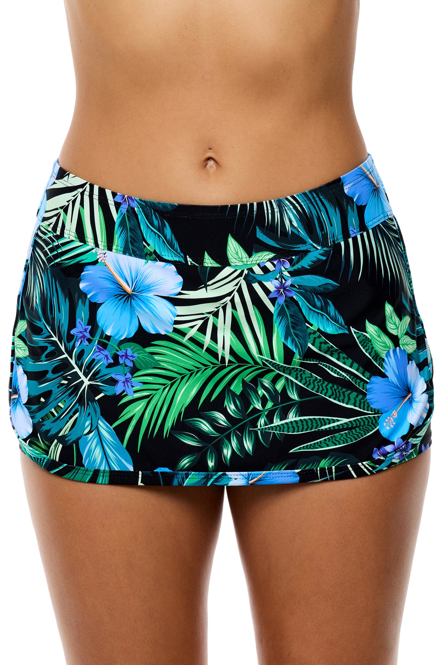 Aloha - Lotus Swim Skort - Black