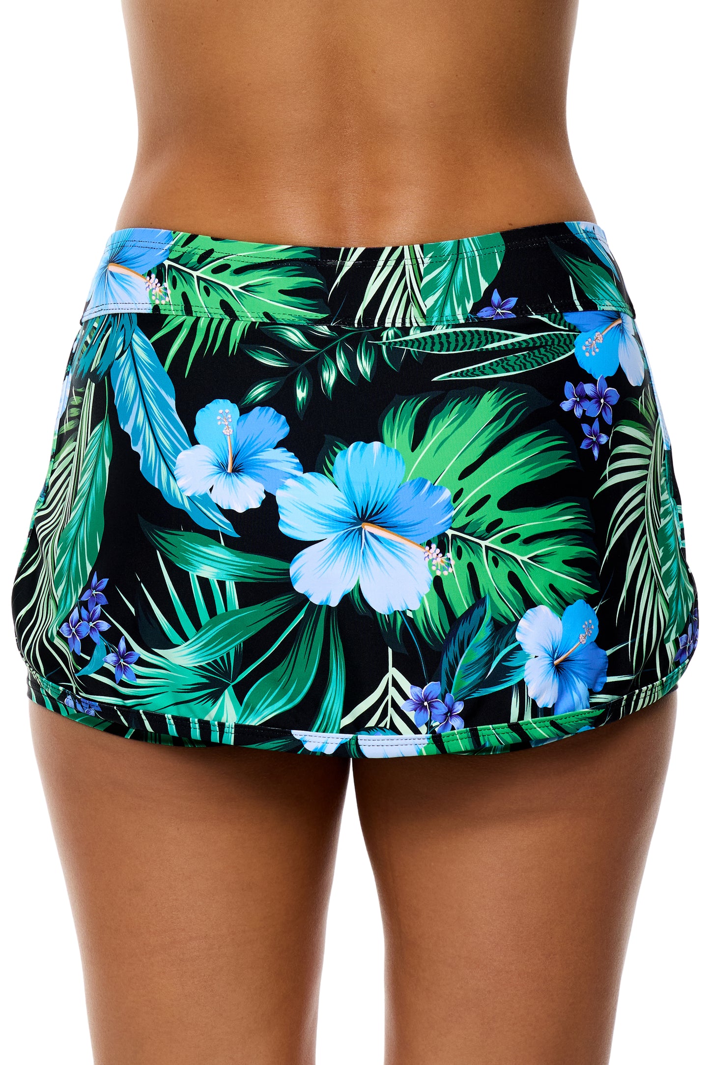 Aloha - Lotus Swim Skort - Black