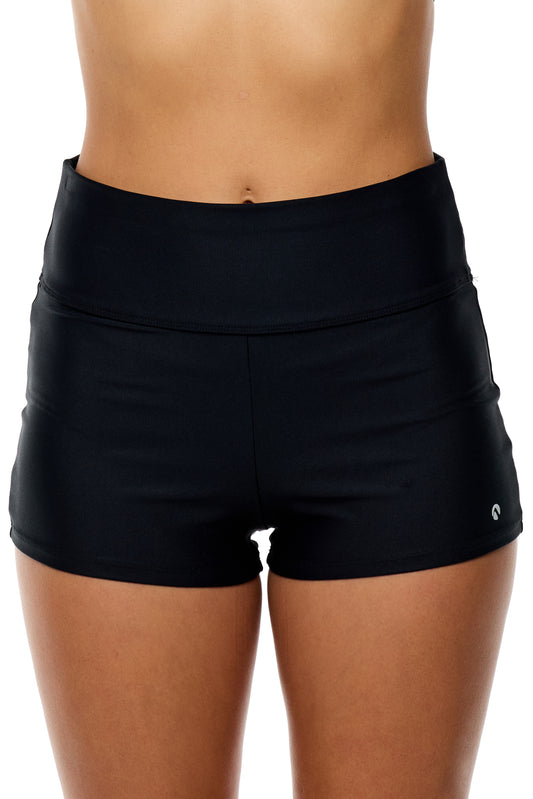 Good Karma - High Jump Start Swim Short - Black