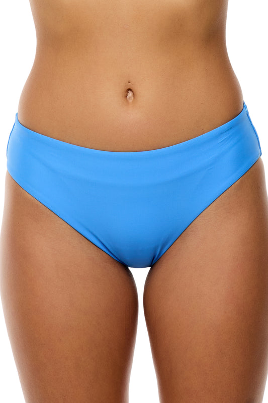 Good Karma - Shoreside Midrise Retro Swim Bottom - True Blue