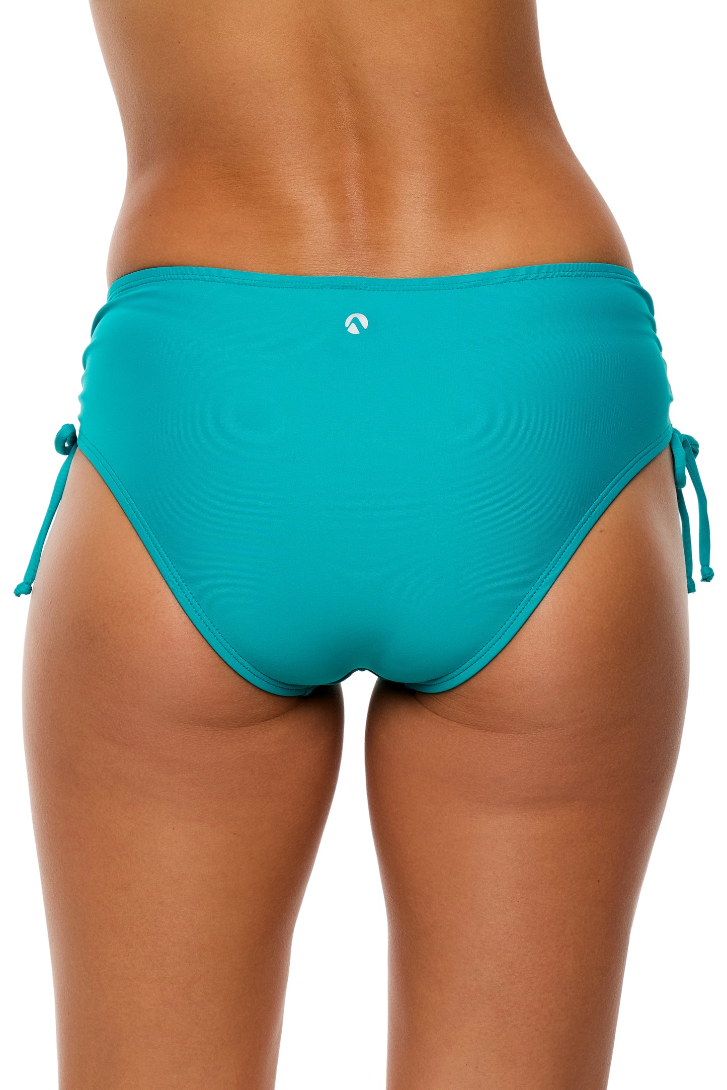 Good Karma - Destination Midrise Cinch Side Swim Bottom - Island