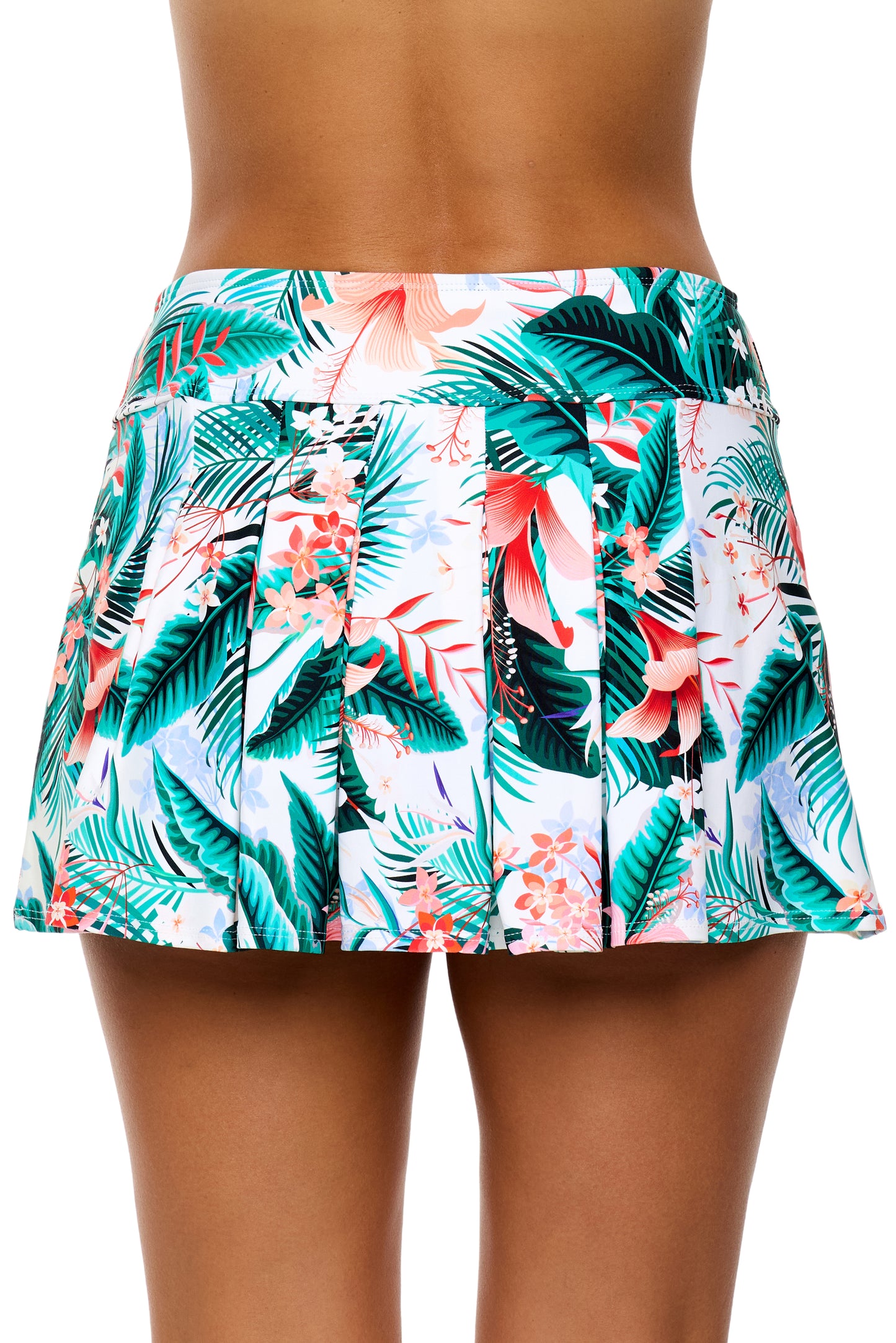 Native Fawna - Courtside Swim Skort - White
