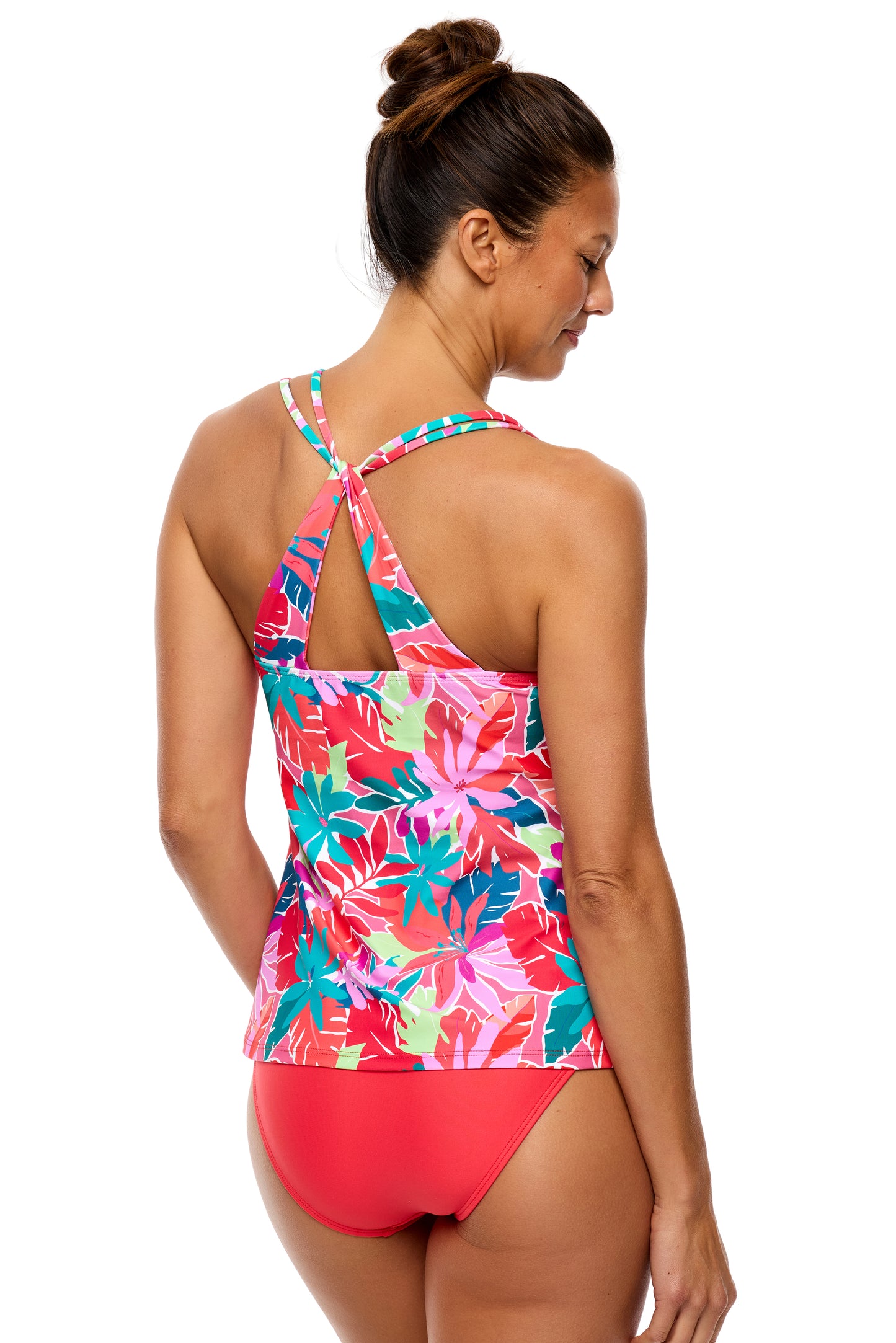 Good Karma - Harmony High Waist Swim Bottom - Neo-Red