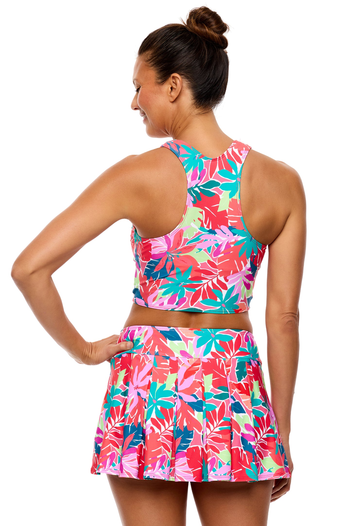 Beach Club - Courtside Swim Skort - Red