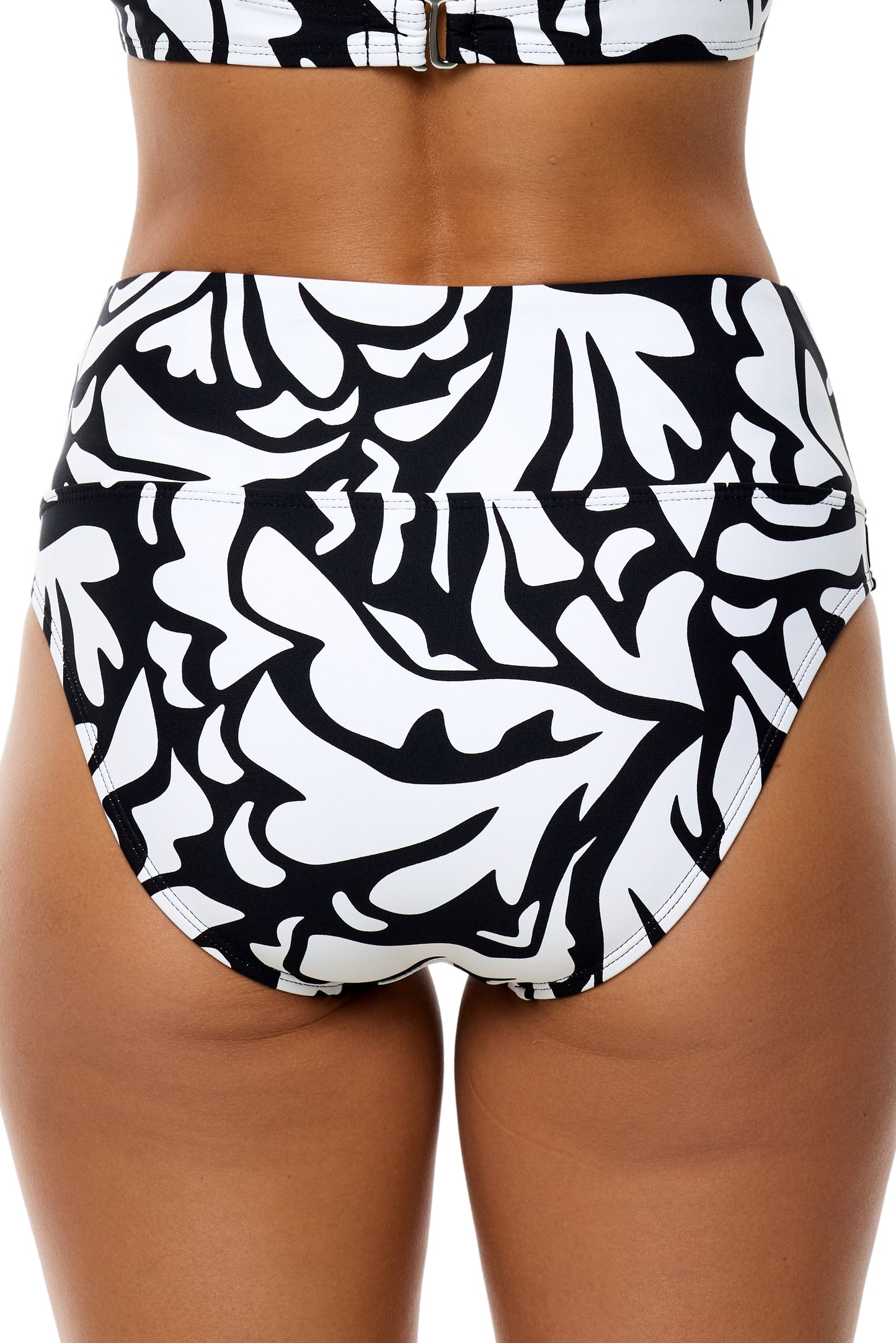 Coral Reef - Harmony High Waist Swim Bottom - Black