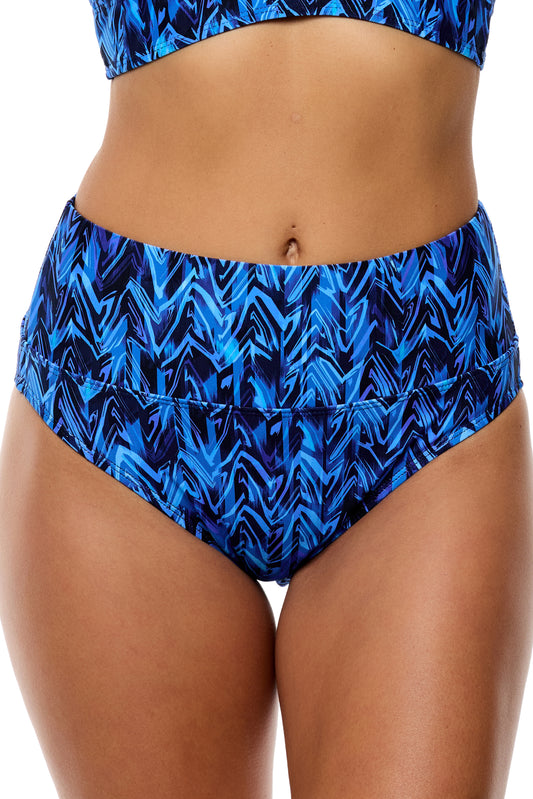Open Ocean - Harmony High Waist Swim Bottom - Navy