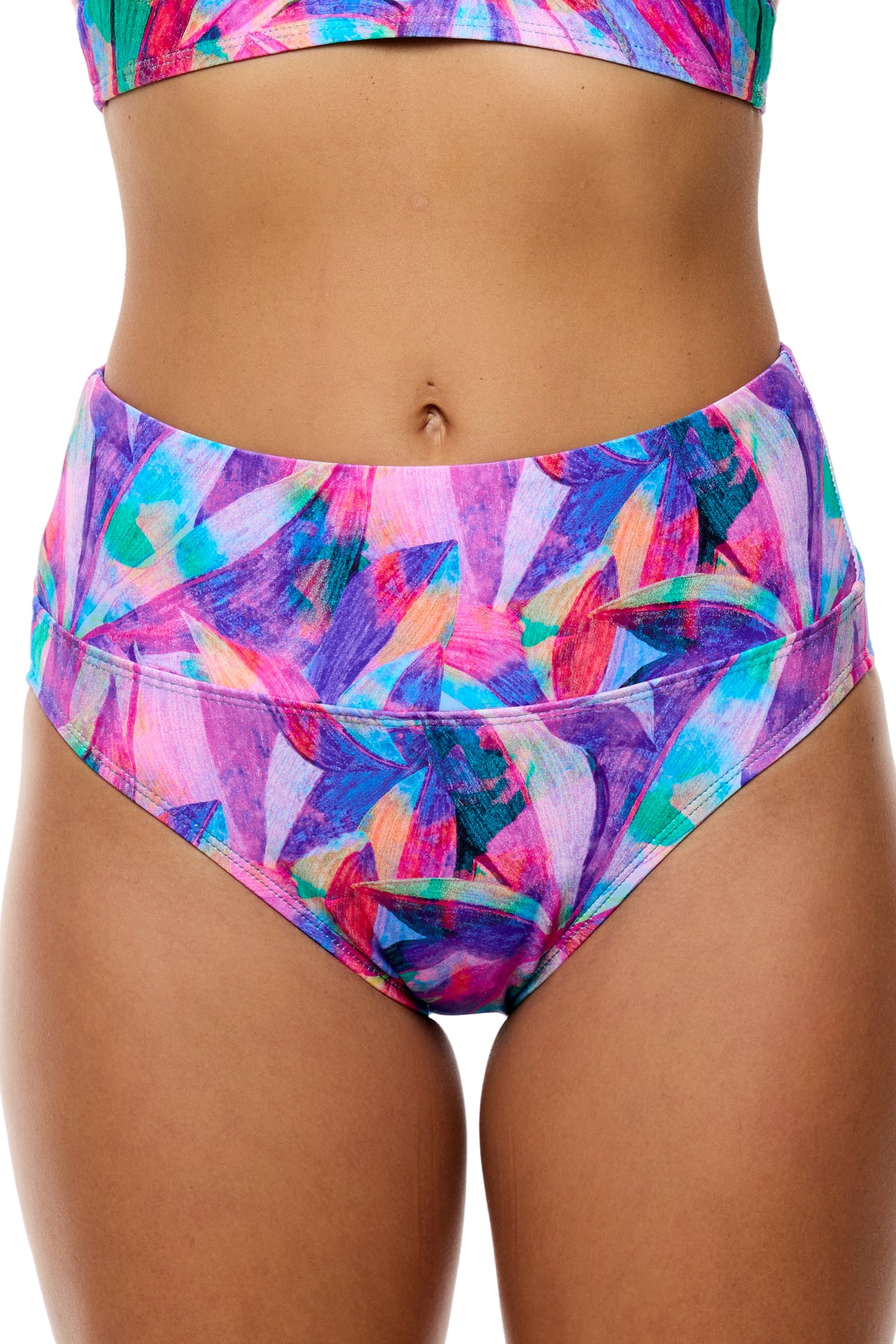 Island Retreat - Harmony High Waist Swim Bottom