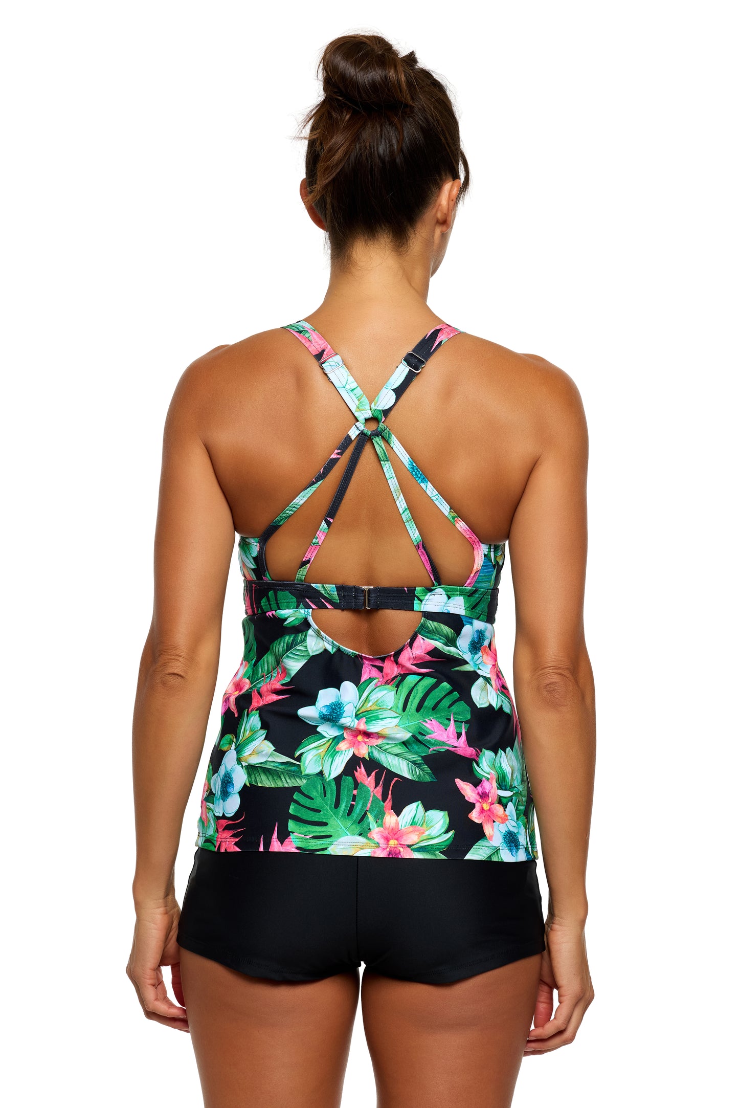 Blue Hawaii - Lunge Tankini Swim Top