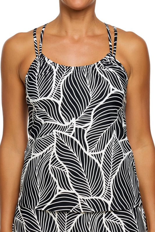 Pilea Palms - Third Eye Tankini Swim Top