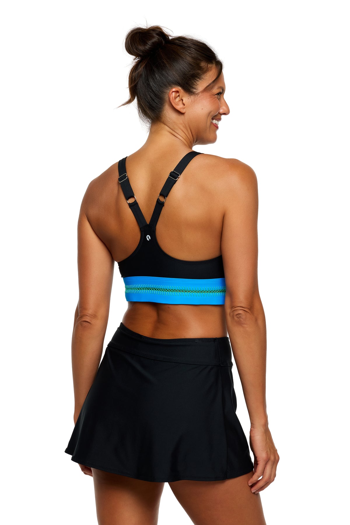 Good Karma - Sweep Swim Skort - Black